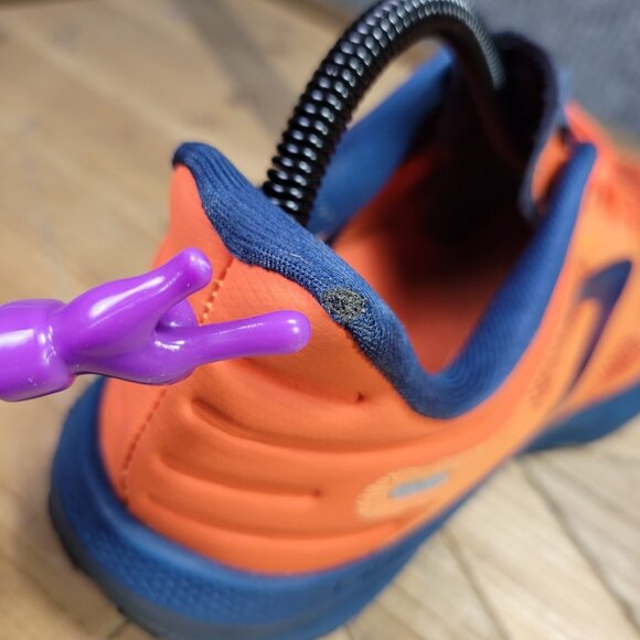 Brooks Launch 9 Mens 8D Orange Blue 1103861D854 Running Athletic Sneakers - Picture 9 of 14